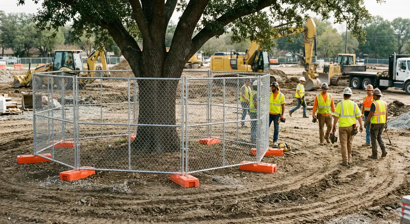 Tree Protection Zone Technical Specs in Kingwood, TX