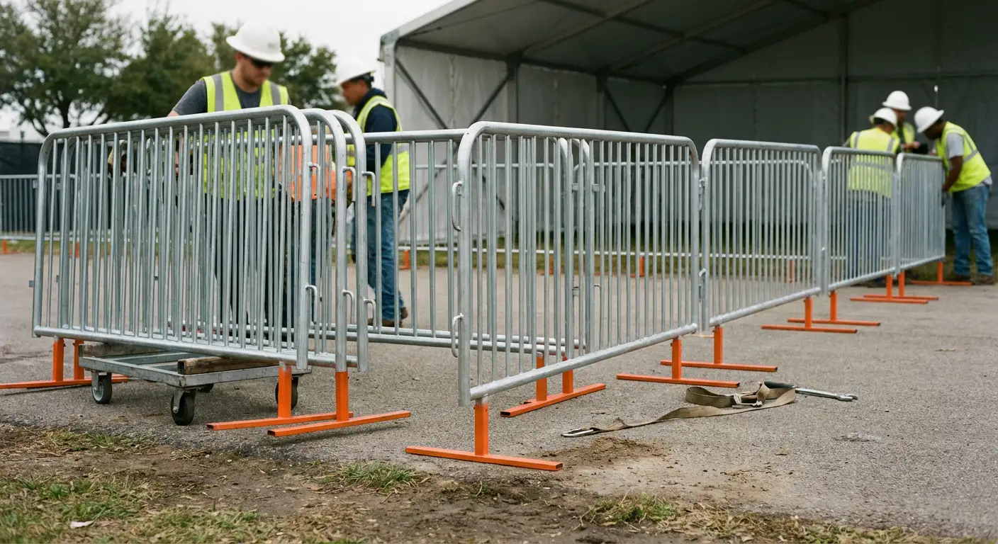 Pedestrian Barricades in Kingwood, TX
