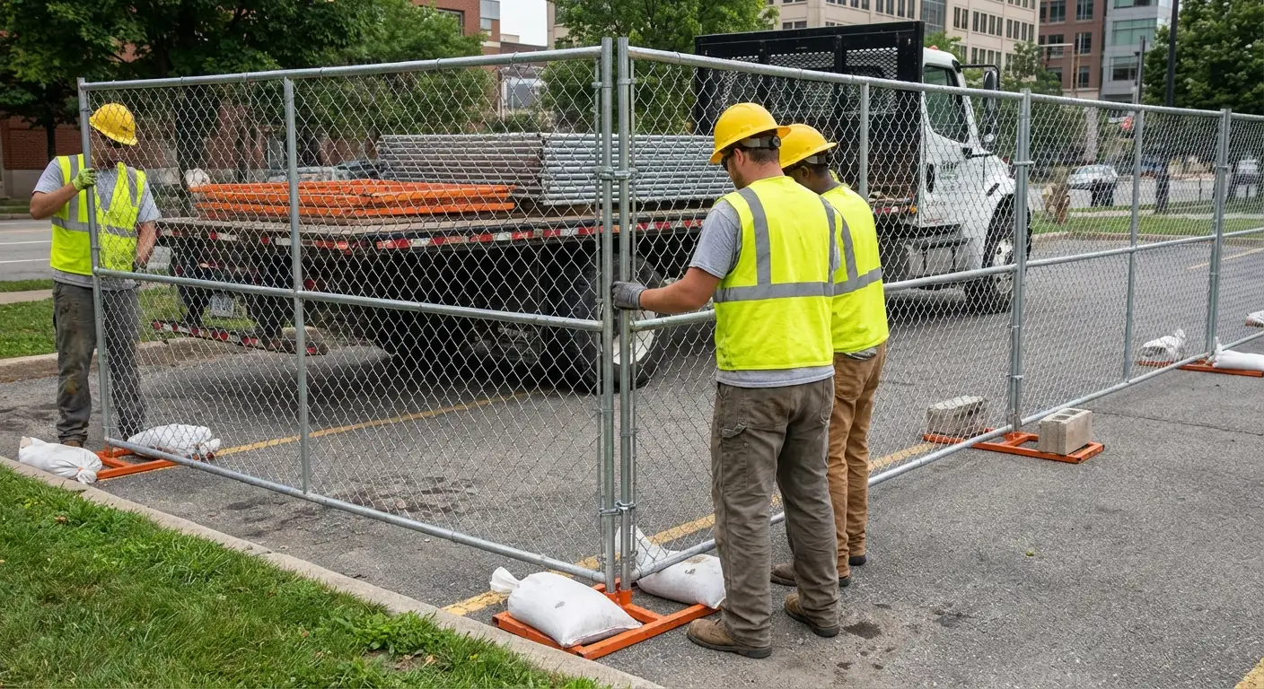Temporary fencing solutions meeting Kingwood requirements