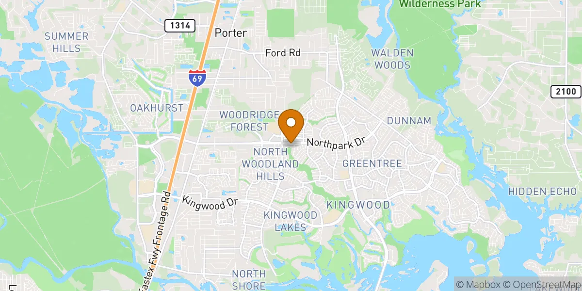  neighborhood map in Kingwood, TX