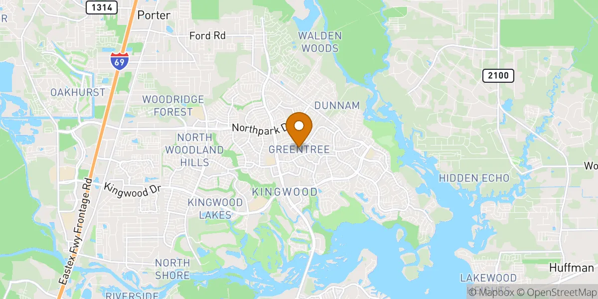  neighborhood map in Kingwood, TX