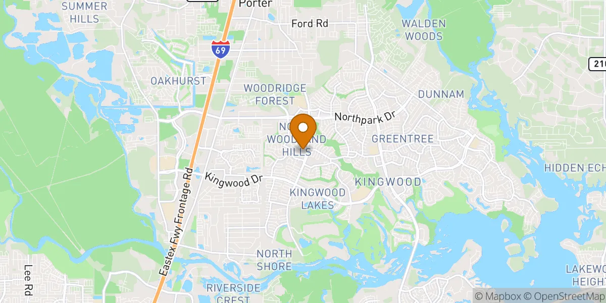  neighborhood map in Kingwood, TX