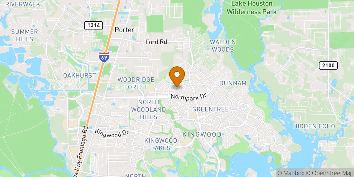  neighborhood map in Kingwood, TX